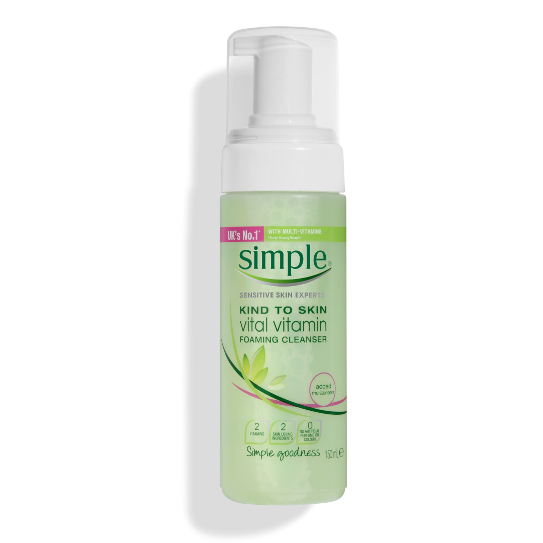 SIMPLE VITAL VITAMIN FOAMING CLEANSER 150ML